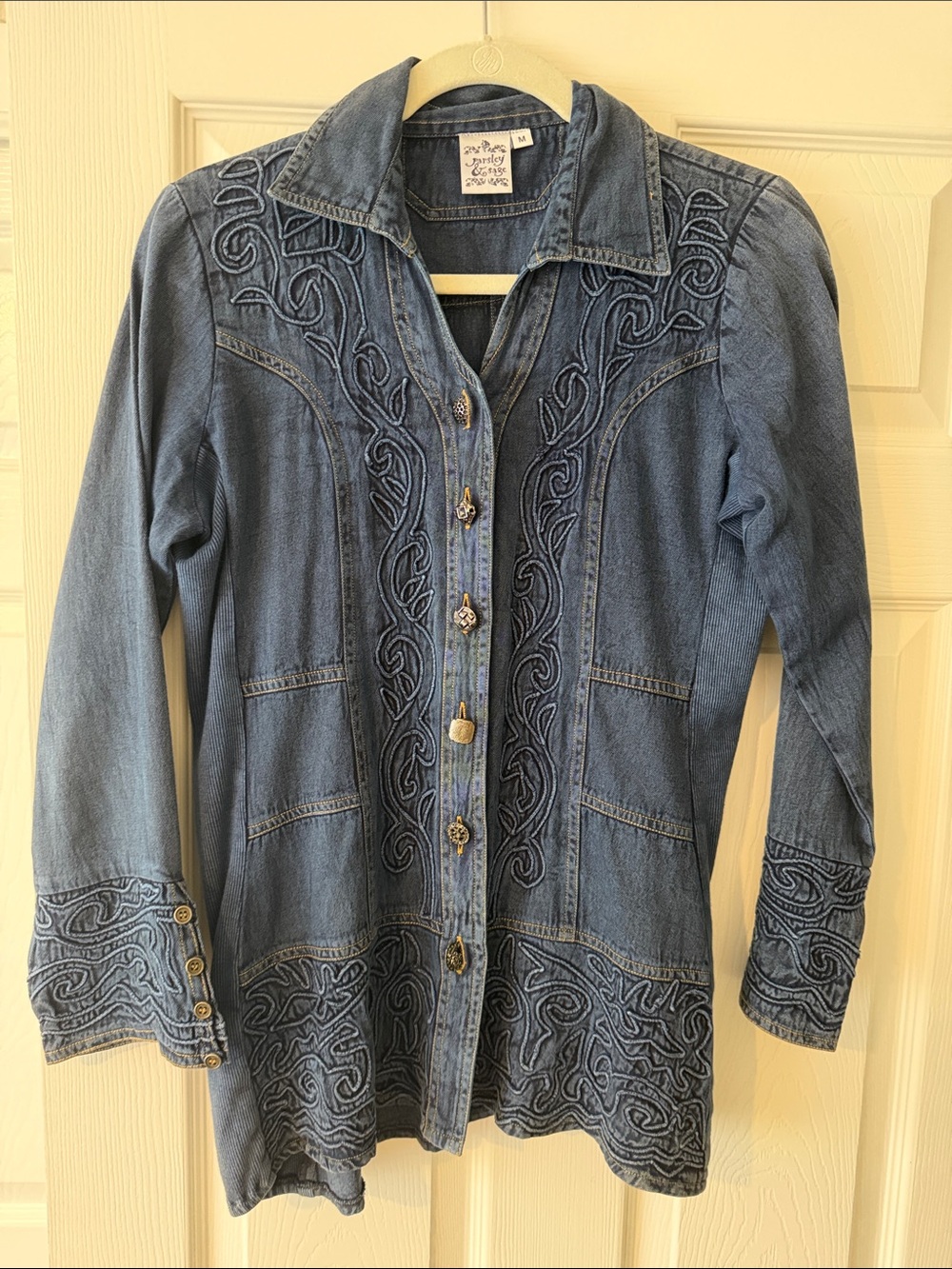 Parsley and Sage Cotton Blazer